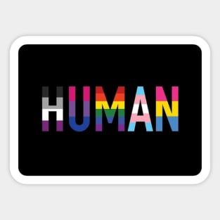 HUMAN. Sticker